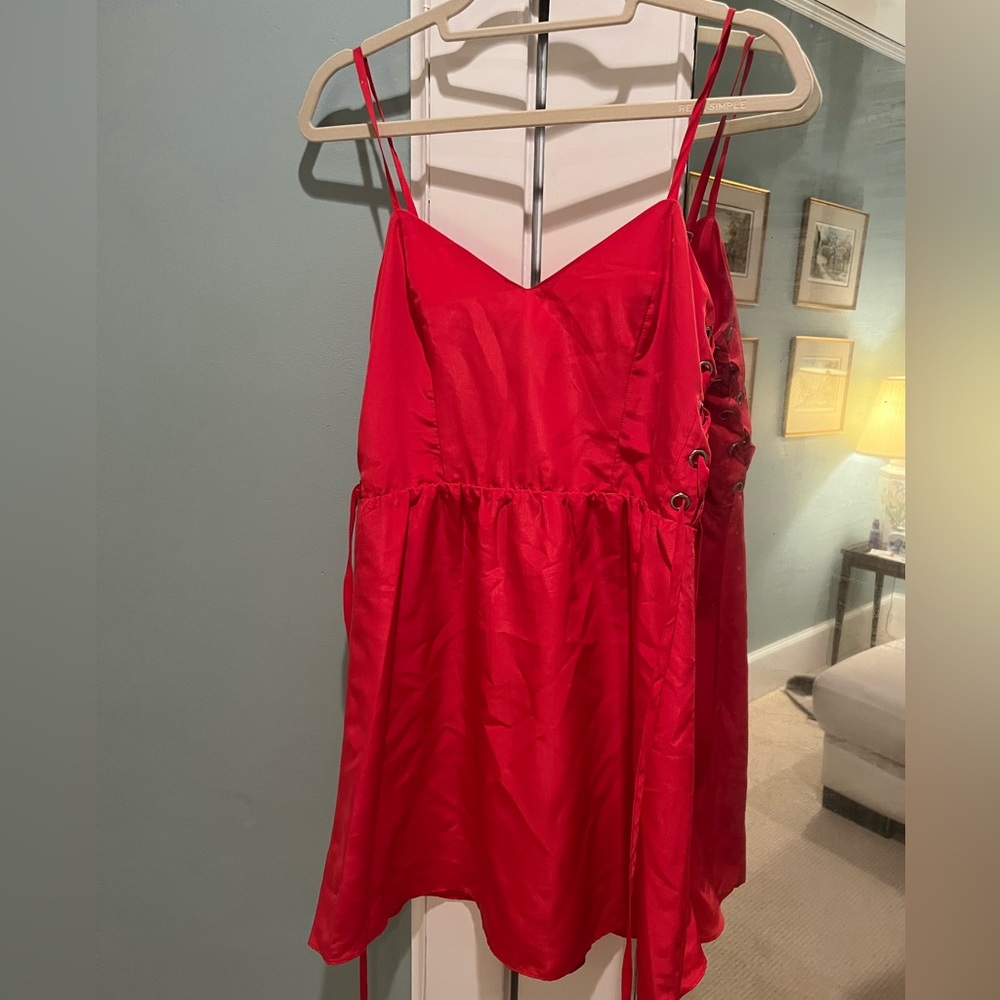 Parker Penelope Sundress Size L in Red